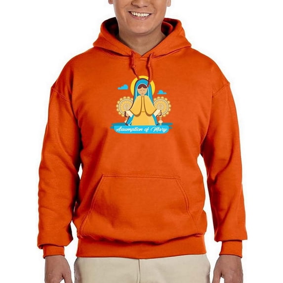 Assumption Of Mary Day Hoodie Men -Image by Shutterstock, Male XX-Large