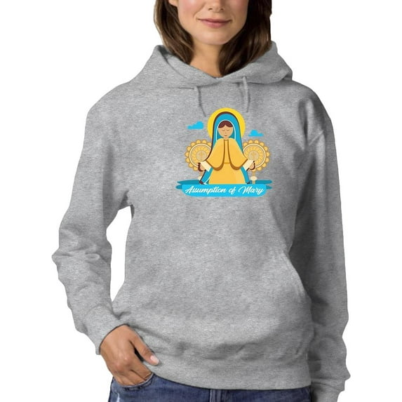 Assumption Of Mary Day Hoodie Women -Image by Shutterstock, Female Small