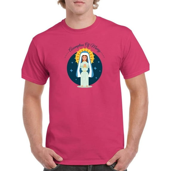 Assumption Of Mary Day. T-Shirt Men -Image by Shutterstock, Male 5X-Large