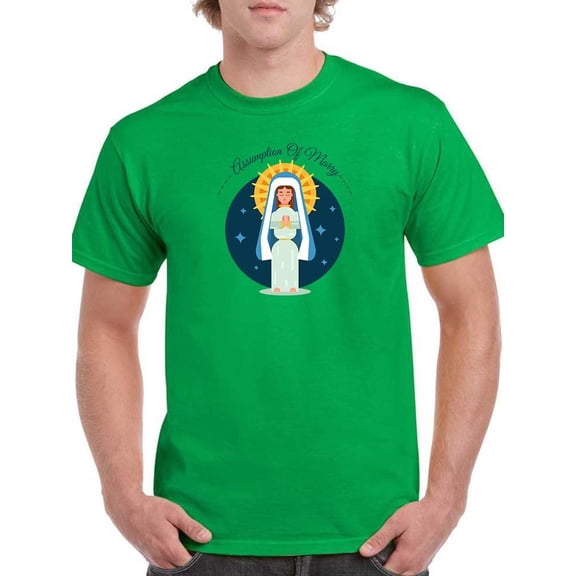 Assumption Of Mary Day. T-Shirt Men -Image by Shutterstock, Male Large
