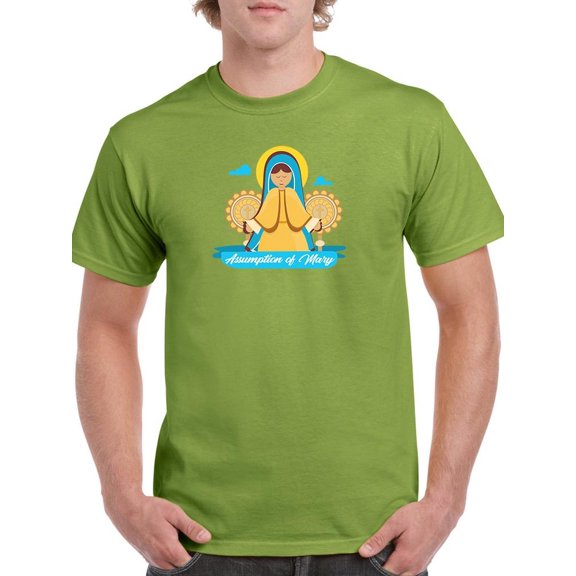 Assumption Of Mary Day . T-Shirt Men -Image by Shutterstock, Male Medium