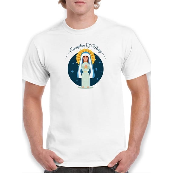 Assumption Of Mary Day. T-Shirt Men -Image by Shutterstock, Male Medium