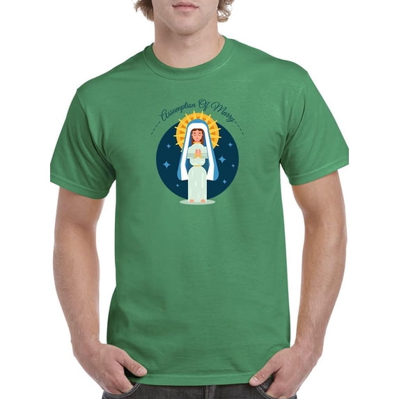Assumption Of Mary Day. T-Shirt Men -Image by Shutterstock, Male XX-Large