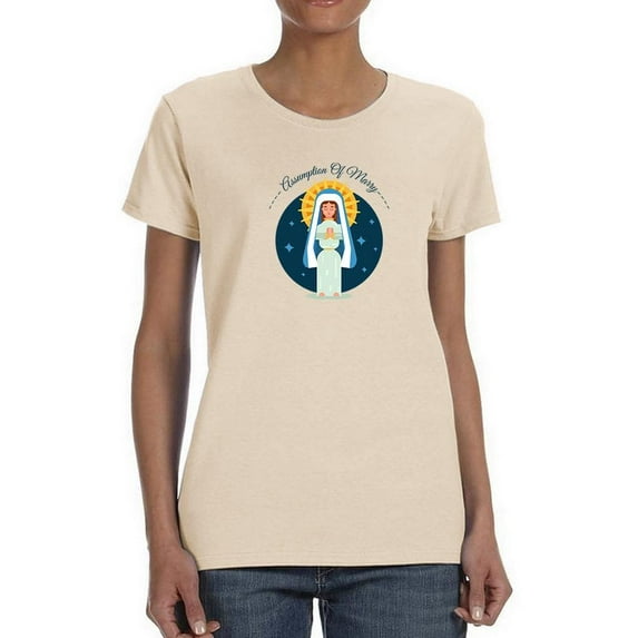 Assumption Of Mary Day. T-Shirt Women -Image by Shutterstock, Female Large