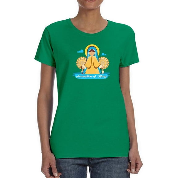 Assumption Of Mary Day . T-Shirt Women -Image by Shutterstock, Female Medium