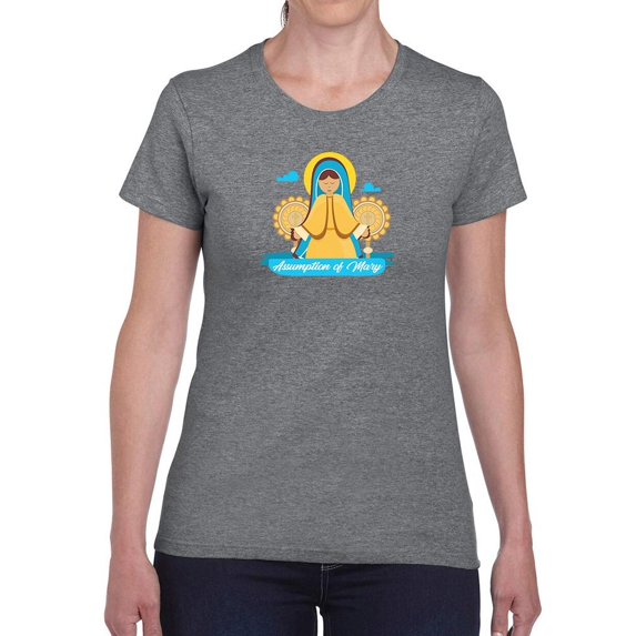 Assumption Of Mary Day . T-Shirt Women -Image by Shutterstock, Female XX-Large