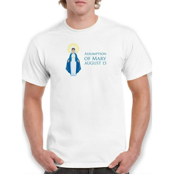 Assumption Of Mary Feast T-Shirt Men -Image by Shutterstock, Male x-Large