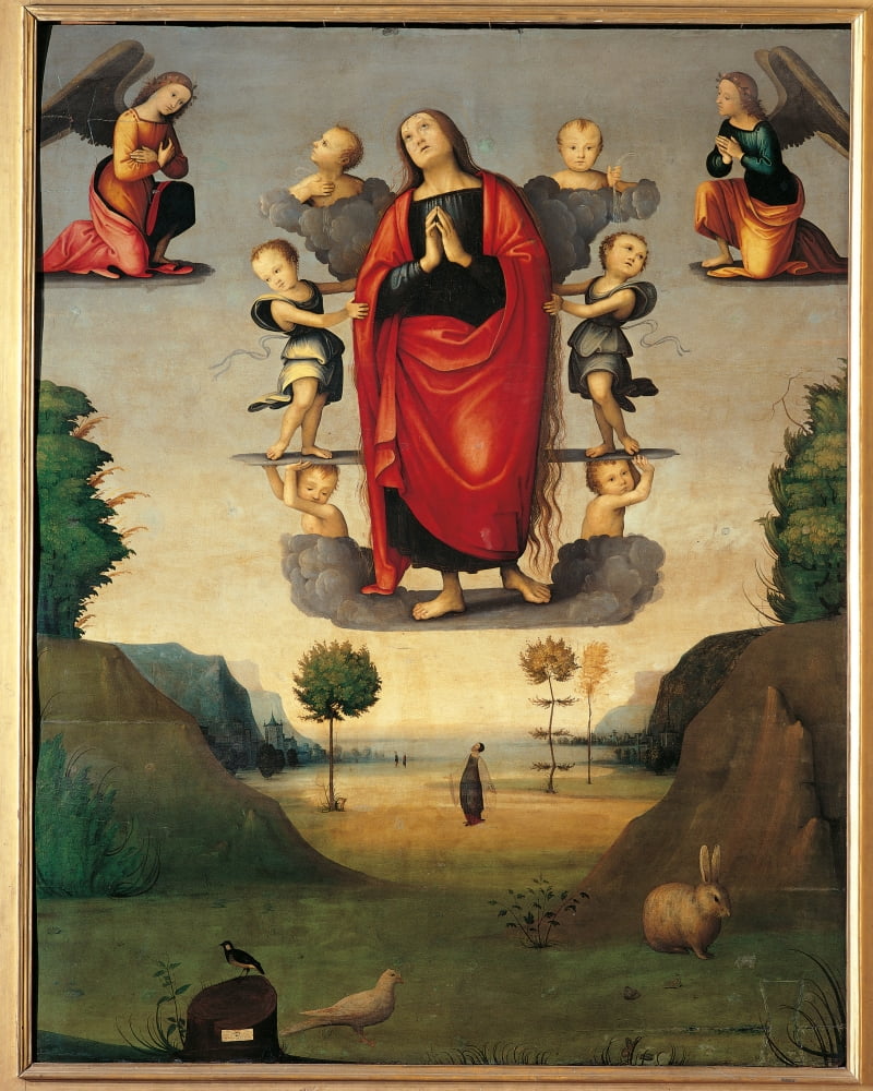Assumption Of Mary Magdalene Canvas Art - (24 x 36)