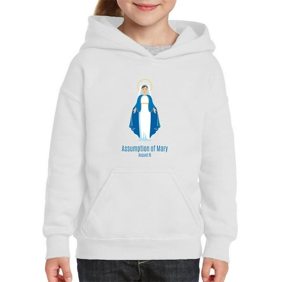Assumption Of The Virgin Mary Hoodie Juniors -Image by Shutterstock, x-Large