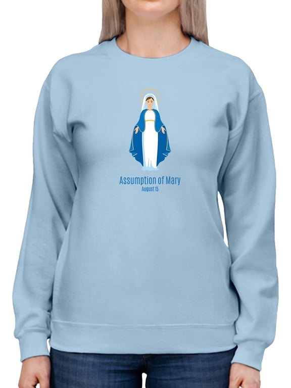 Assumption Of The Virgin Mary Sweatshirt Women -Image by Shutterstock, Female 4X-Large