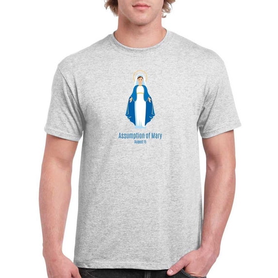 Assumption Of The Virgin Mary T-Shirt Men -Image by Shutterstock, Male 3X-Large