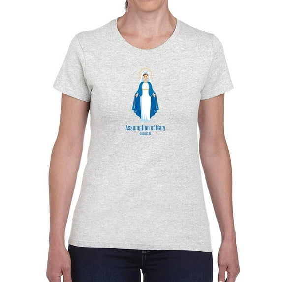 Assumption Of The Virgin Mary T-Shirt Women -Image by Shutterstock, Female 4X-Large