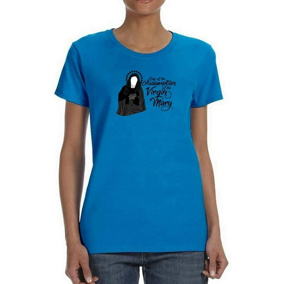 Assumption Of The Virgin Mary. T-Shirt Women -Image by Shutterstock, Female Small