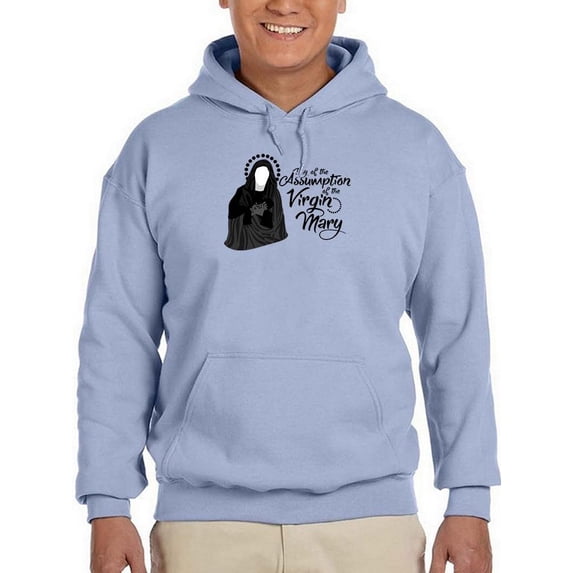 Assumption Of Virgin Mary Hoodie Men -Image by Shutterstock, Male Large