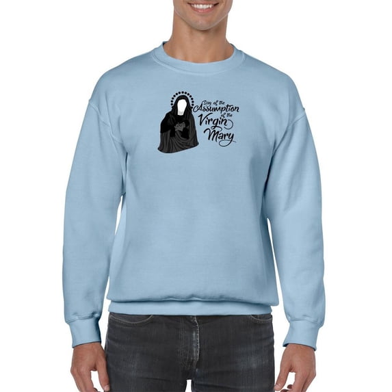 Assumption Of Virgin Mary Sweatshirt Men -Image by Shutterstock, Male Medium