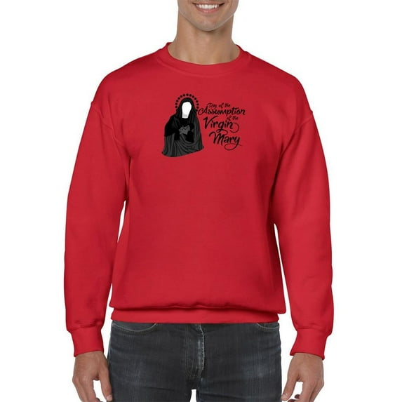 Assumption Of Virgin Mary Sweatshirt Men -Image by Shutterstock, Male XX-Large