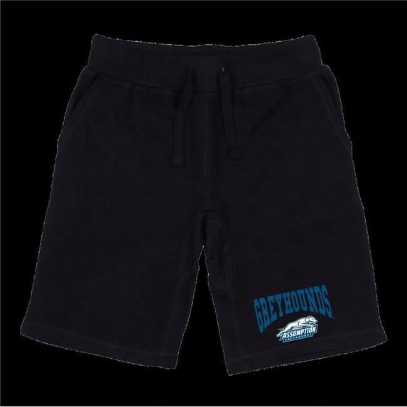 Assumption University Greyhounds Premium Shorts, Black - Medium