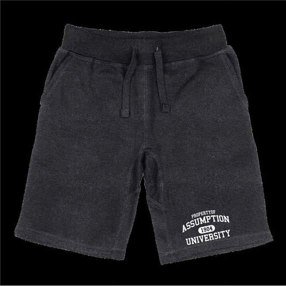Assumption University Greyhounds Property Shorts, Heather Charcoal - Medium