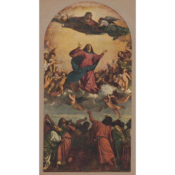 Assumption of the Virgin Canvas Art - Titian (18 x 24)