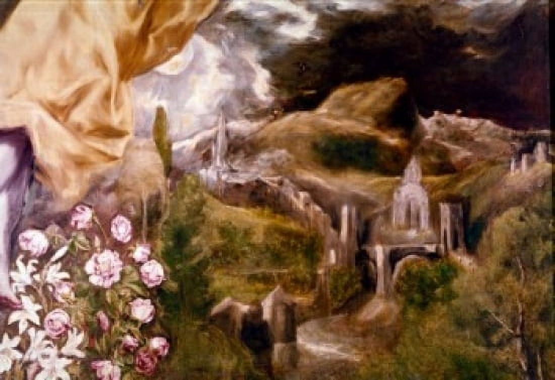 Assumption of the Virgin by El Greco 1541-1614 Spain Toledo Iglesia Santa Cruz Canvas Art - El Greco (24 x 36)