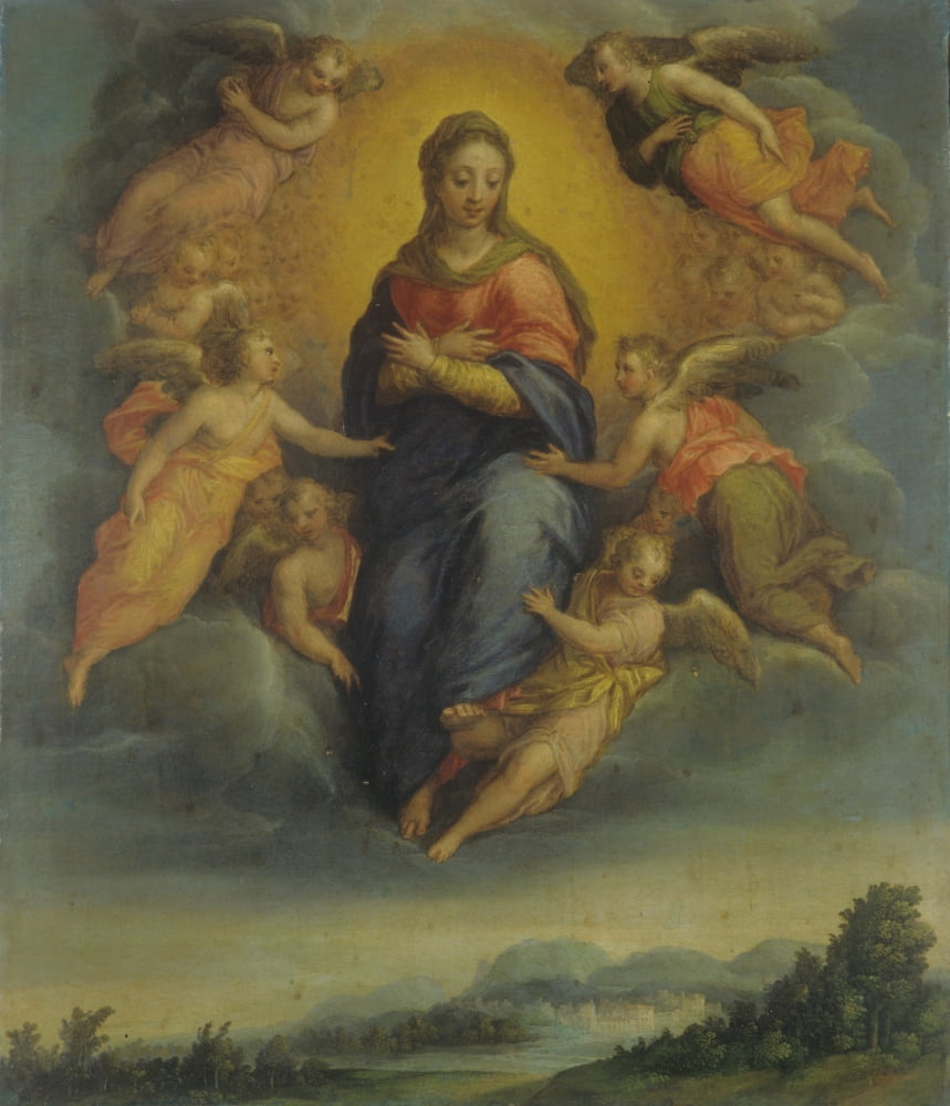 Assunption Of The Virgin Canvas Art - (24 x 36)