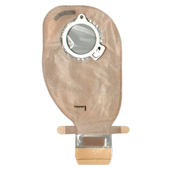 Assura EasiClose Drainable 11.5"L 2pc System Ostomy Pouch 60 mm Flange 13976, 10 Ct
