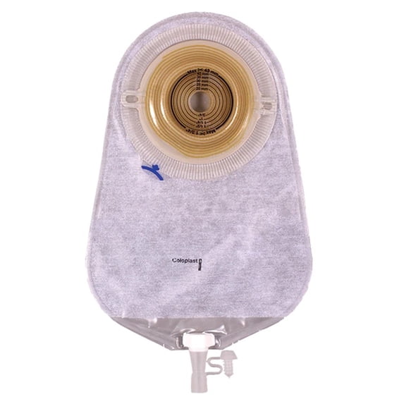 Assura New Generation Urostomy Pouch Drainable 5/8 to 1-11/16 Inch Stoma 1pc System 12433, 10 Ct