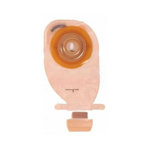 Assura One-Piece Drainable Ileostomy Pouch Large Box of 10, Transparent