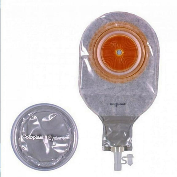 Assura Ostomy Barrier, Trim to Fit, Extended Wear, 40 mm Flange, 3/8 to 1-3/8 Inch Opening, Green Code, 5 Count