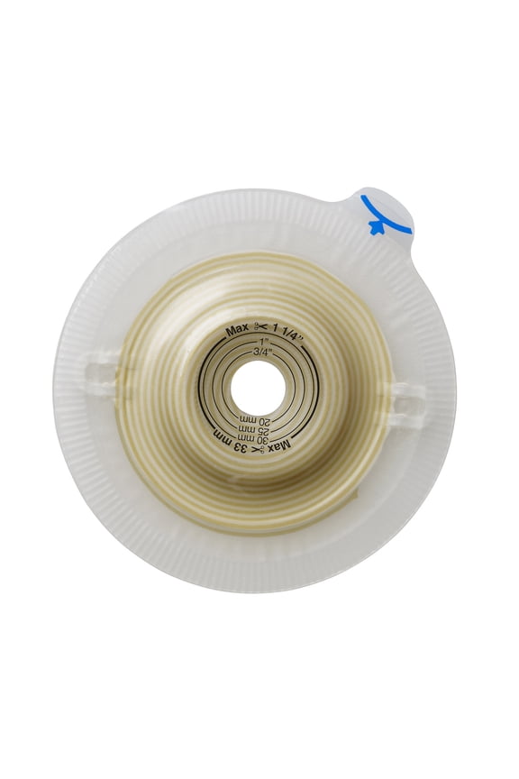 Assura Xpro Precut, Extended Wear Ostomy Barrier Silicone Based Adhesive 50 mm Flange 5 per Box 14235