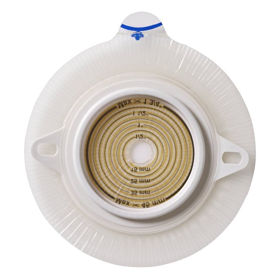 Assura2 Trim to Fit Ostomy Barrier Silicone Based Adhesive 60 mm Flange 5 per Box 2833