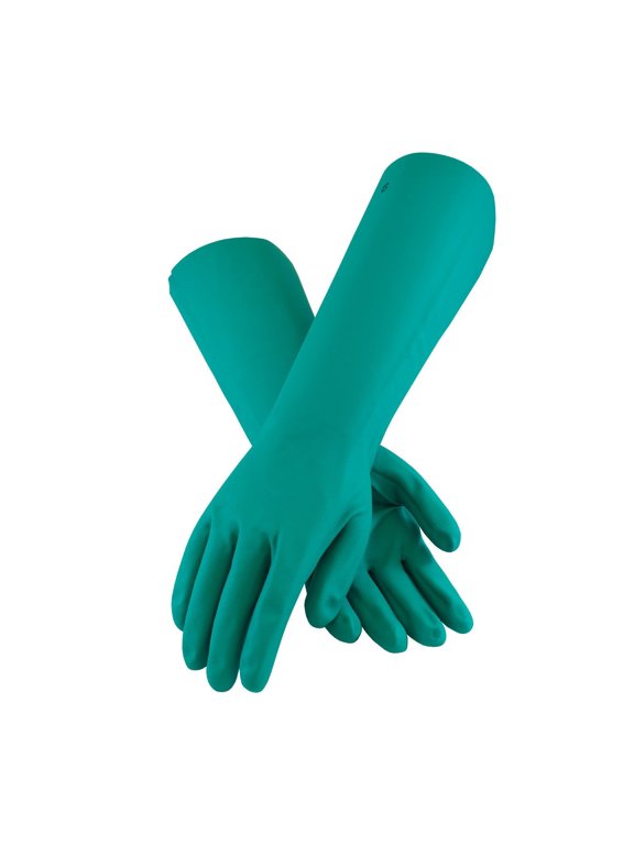 50-N2272G/L Unsupported Nitrile Gloves, Unlined with Sand Patch Grip, 22 mil