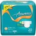 thumbnail image 1 of Assurance Small / Medium Unisex Incontinence Stretch Briefs with Tabs, 20 Count, 1 of 5