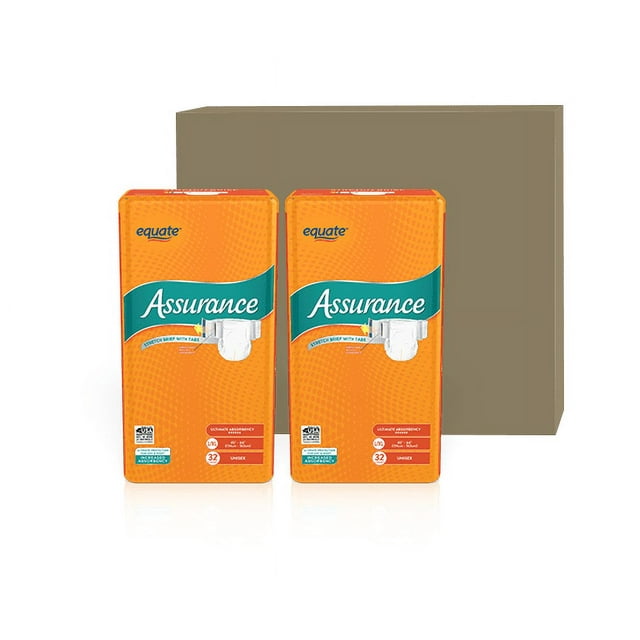 Assurance Unisex Incontinence Stretch Briefs with Tabs, Ultimate