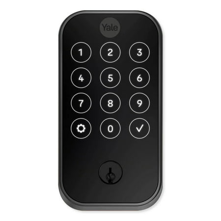 Assure Lock 2; Smart Door Lock with WiFi and Touchscreen Keypad; Black Suede