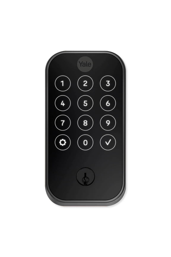 Assure Lock 2; Smart Door Lock with WiFi and Touchscreen Keypad; Black Suede