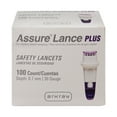 thumbnail image 1 of Assure Safety Lancet, Push Button Activation - 30 Gauge, 0.7 mm, 100 Count, 1 Pack, 1 of 3