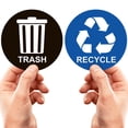 thumbnail image 1 of Assured Signs Recycle Sticker for Trash Can | 5 by 5" | 2 Pack | Blue & Black Vinyl - Ideal Recycling Stickers For Bin, 1 of 8