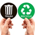 thumbnail image 1 of Assured Signs Recycle Sticker for Trash Can | 5 by 5" | 2 Pack | Green & Black Vinyl - Ideal Recycling Stickers For Bin, 1 of 9
