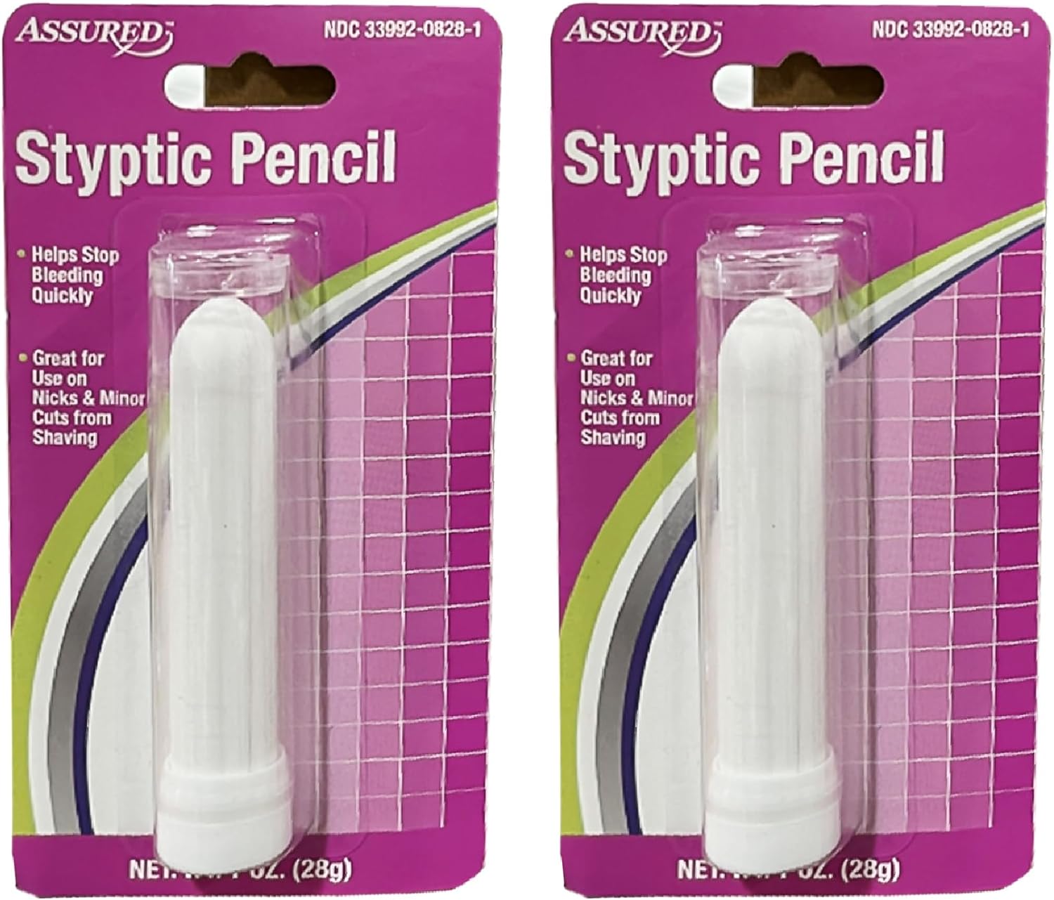 Assured Styptic Pencil 1Oz Stop Bleeding Fast, Gentle on Skin. Must
