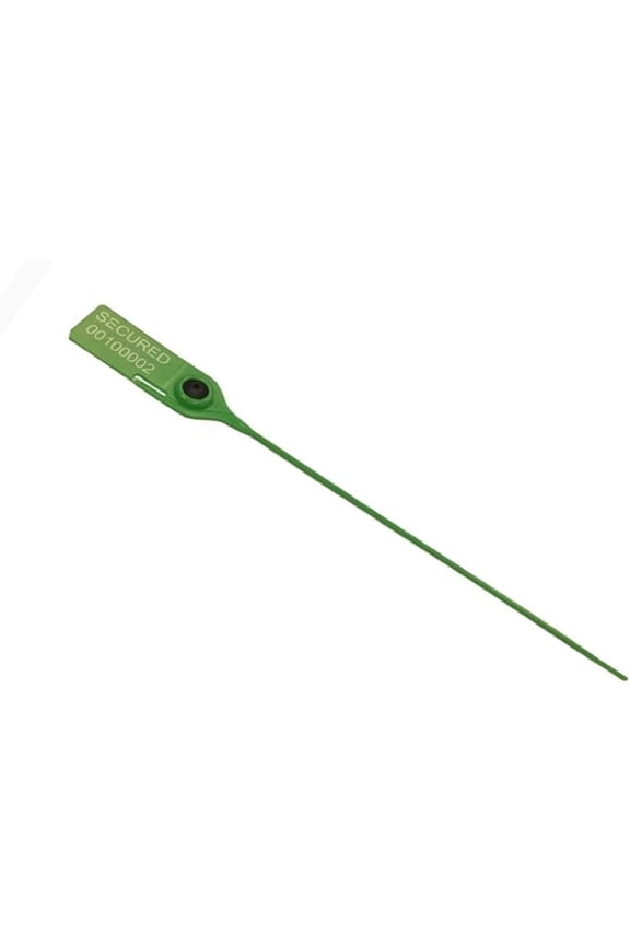 Assuretight 23R Security Seals 9-Inch - Self-Release, Adjustable, Multipurpose Plastic Seals (1000-Pack, Green)