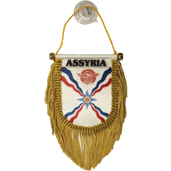 Assyria Window Hanging Flag (Shield)
