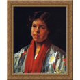thumbnail image 1 of Assyrian Girl 24x20 Gold Ornate Wood Framed Canvas Art by William Merritt Chase, 1 of 2