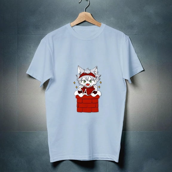 Asta in the chimney Black Clover anime Christmas shirt-removebg-preview