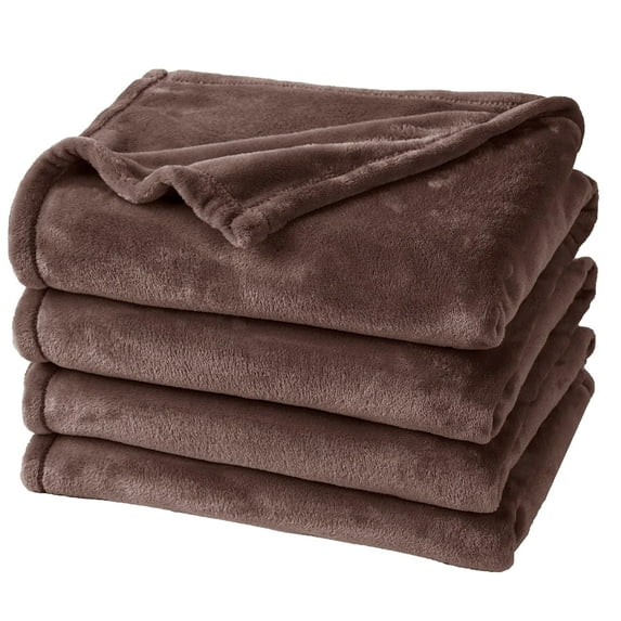 Astarin Coffee Fleece Twin Size Blanket for Couch&Bed - Lightweight Soft & Warm Plush Fuzzy Cozy Blankets for Fall Winter Spring,60x80 inches