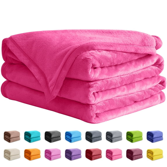 Astarin Throw Blanket, Queen Size Rose Red Blankets & Throws for Couch/Beds, Fuzzy and Cozy Blanket, 90x90 inches