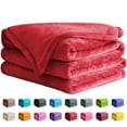 thumbnail image 1 of Astarin Throw Blanket, Throw Size Red Blankets & Throws for Couch/Beds, Fuzzy and Cozy Blanket, 50x60 inches, 1 of 9