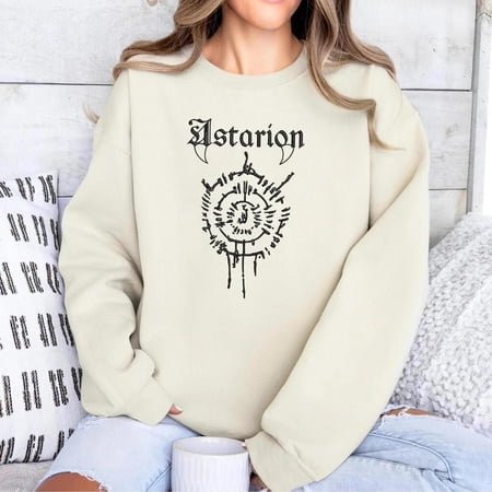 Astarion Approves Embroidered Sweatshirt, Baldur's Gate Embroidered, Unisex Sweatshirt-LINHKHA