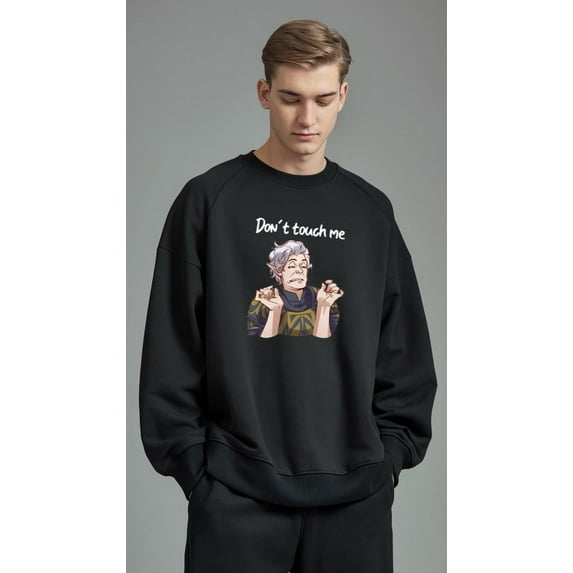 Astarion Dont Touch Me Baldurs Gate 3 Funny Sweatshirt, for men & women, up to size 5XL