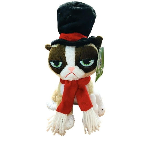 Astarstore Bah Humbug Grumpy cat Christmas 7" Plush